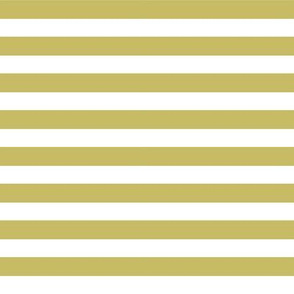 Horizontal Stripe - Chartreuse and White