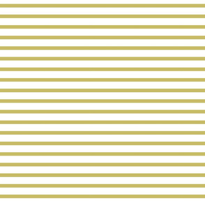 Breton Stripe - Chartreuse and White