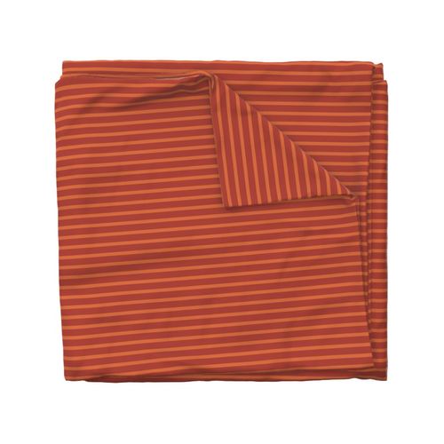 Breton Stripe - Orange and Brick Red