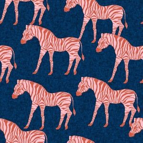 zebra fabric - zebra wallpaper, zebra print, animal print, african fabric, african print, home dec fabric - navy and pink