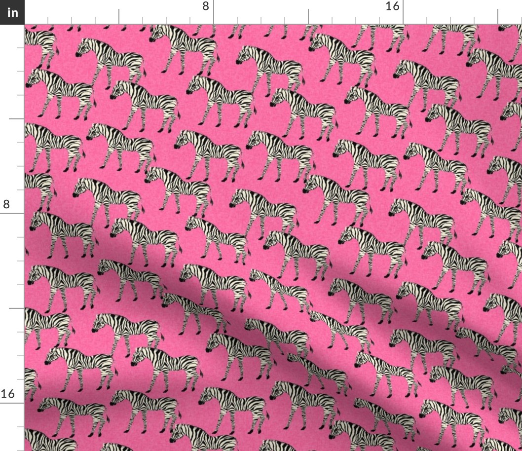 zebra fabric - zebra wallpaper, zebra print, animal print, african fabric, african print, home dec fabric - bright pink