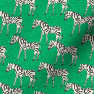 zebra fabric - zebra wallpaper, zebra print, animal print, african fabric, african print, home dec fabric - green