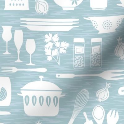 Kitchen Supplies Pale Blue small