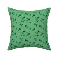 St Patrick's day little green shamrock lucky charm clover leaves green mint SMALL
