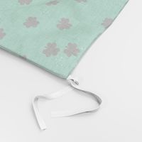 St Patrick's Day clover garden shamrock lucky charm green black minimal