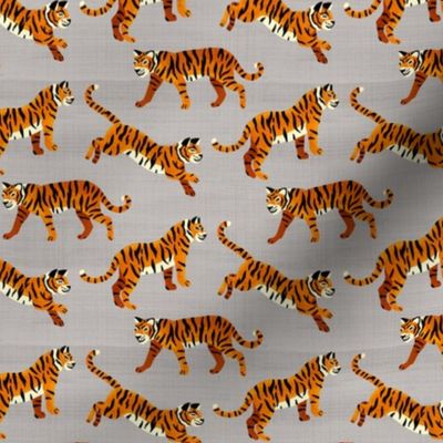 Bengal Tigers - Grey (Small Version)  