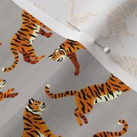 Bengal Tigers - Grey (Small Version)  