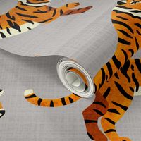 Bengal Tigers - Grey (Medium Version)  