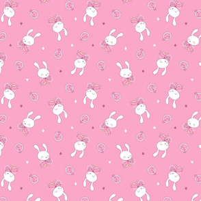 Alice in Wonderland - Rabbit - pink