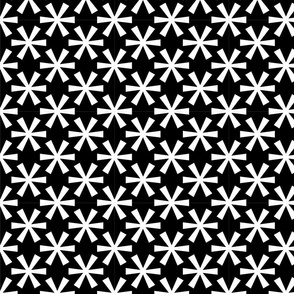 asterisk black and white