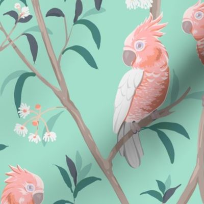 Vintage Kitsch Tropical Birds