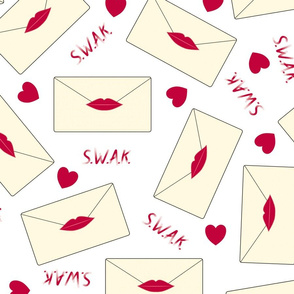 sealed with a kiss envelopes - large scale