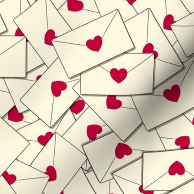 heart sealed envelopes