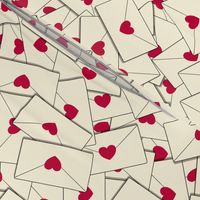 heart sealed envelopes