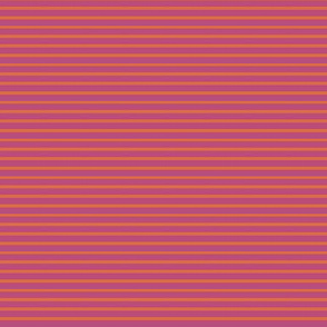 Tiny Breton Stripe in Orange and Magenta