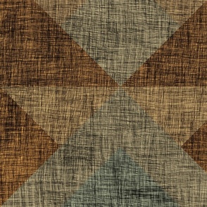 medium brown textured geometric by rysunki_malunki