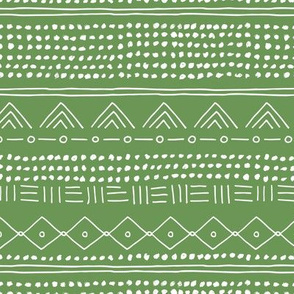 Minimal mudcloth St Patrick's Day bohemian mayan abstract indian summer love aztec design army green
