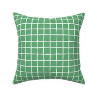 Minimal Irish green grid geometric maze St Patrick's Day mint green