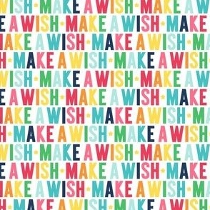 XSM make a wish rainbow with navy UPPERcase