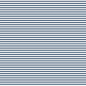 Tiny Breton Stripe - Navy and White