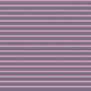 Tiny Breton Stripe - Mauve and Lilac