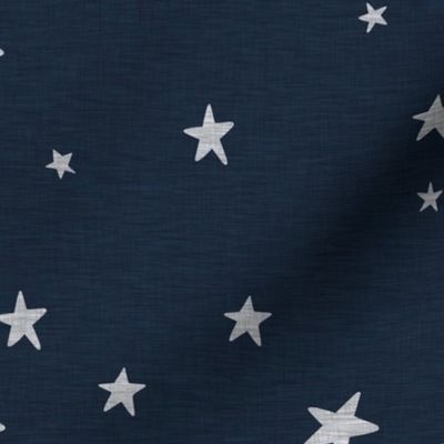 scandi stars - textured black/grey