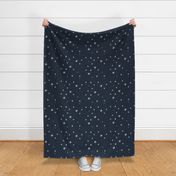 scandi stars - textured black/grey