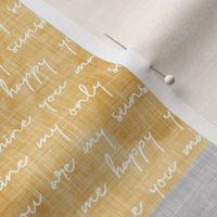 You are my sunshine wholecloth - suns patchwork -  grey, blue, and gold - LAD20
