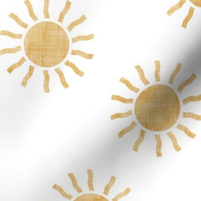 Sunshine - sun - coordinate to pink and gold - LAD20