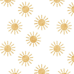 Sunshine - sun - coordinate to pink and gold - LAD20