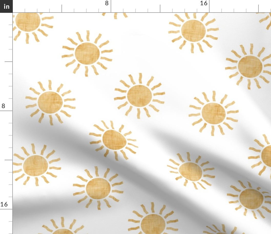 Sunshine - sun - coordinate to pink and gold - LAD20