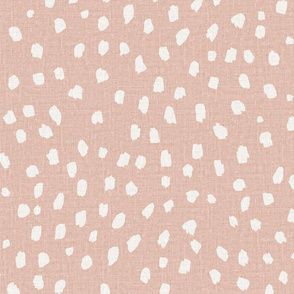 White marks on linen look white on Creole Pink blush