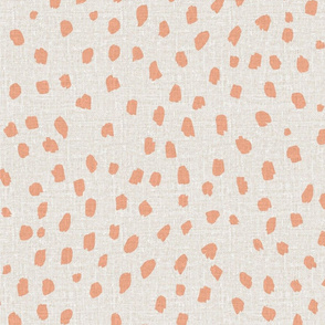 mango marks on natural linen look Prairie sunset