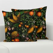 14" Vintage Citrus Fruit Pattern