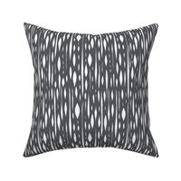 Habitat - Geometric Charcoal Grey and White