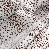 Dots brown (fabric white)