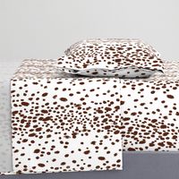 Dots brown (fabric white)