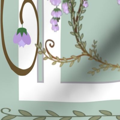 wisteria nouveau  