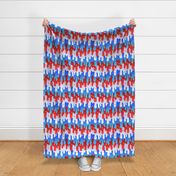  Red White and Blue Slime  Jumbo Large Scale