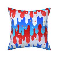  Red White and Blue Slime  Jumbo Large Scale