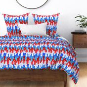  Red White and Blue Slime  Jumbo Large Scale