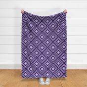 Kilim Eye in Purple and Purple-Black