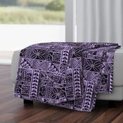 Native Bark Cloth-violet