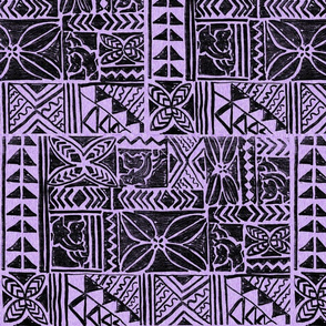 Native Bark Cloth-violet