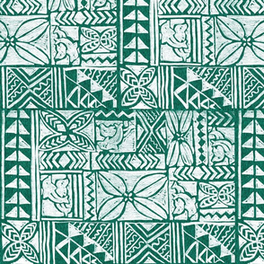 Native Bark Cloth-Terre verte