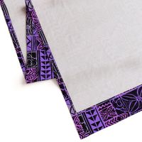 Native Bark Cloth-purple & fuscia