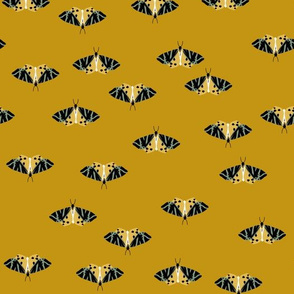 jersey tiger moths mustard