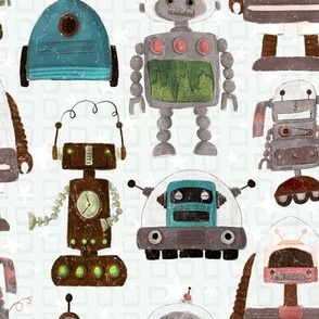 Kooky robot squares and stars_small