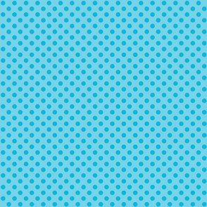 Polka Dots Blue On Blue Small