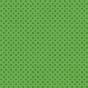 Polka Dots Green On Green Small